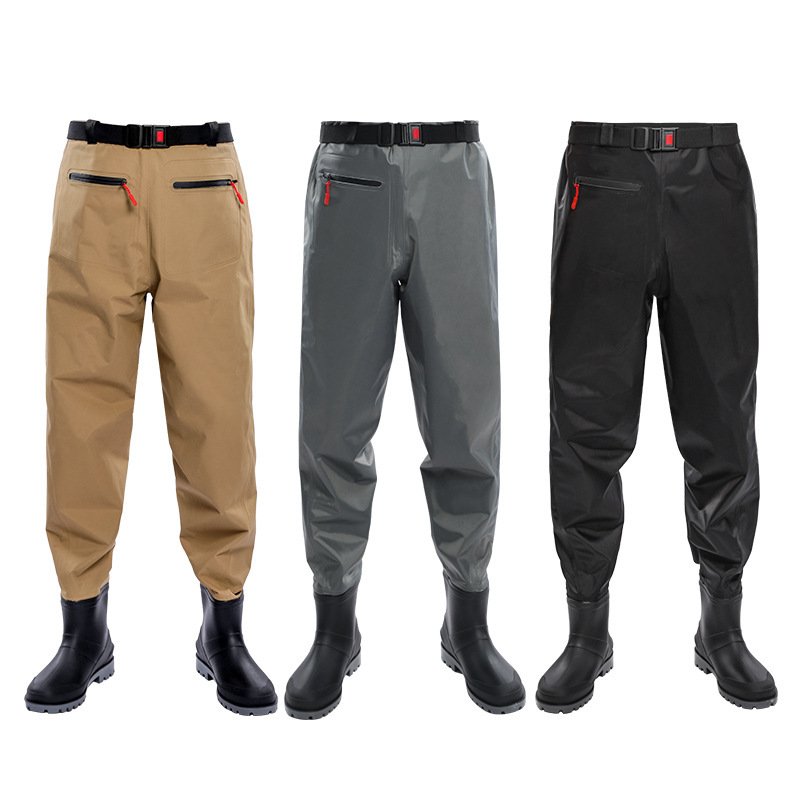 Fishing Rain Suit - Spodnie do brodzenia Luya, kombinezon przeciwdeszczowy,
