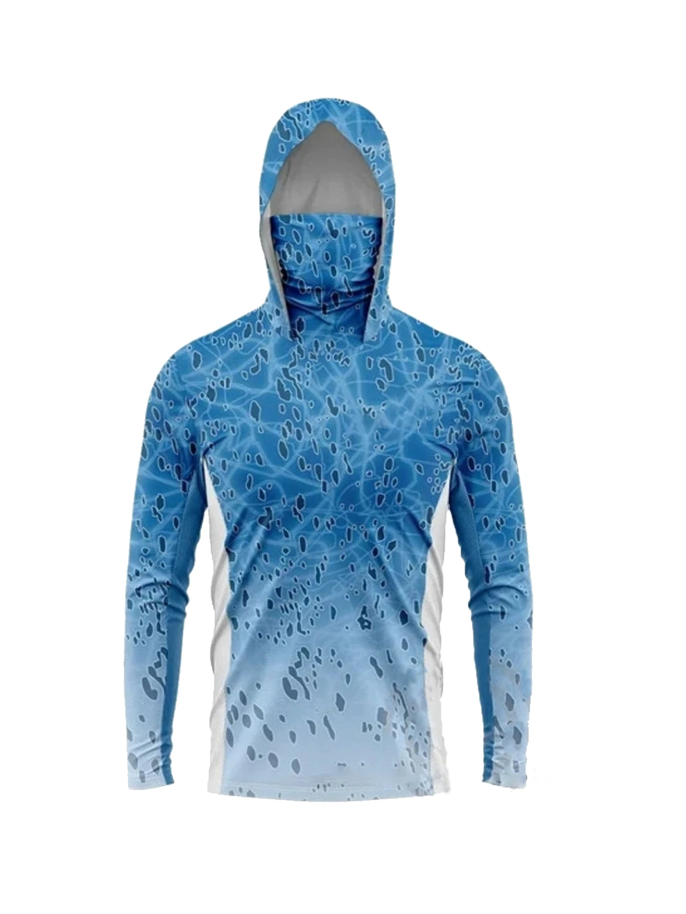 Fishing Shirt Uv Protection - Męska bluza wędkarska z długim rękawem,