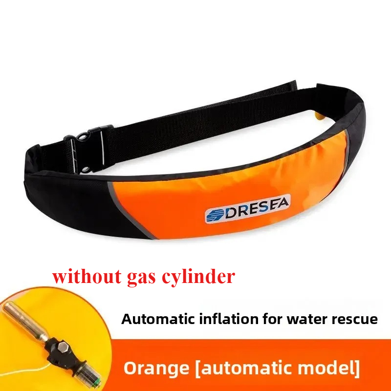 Fishing Jacket Waterproof - Automatyczna kamizelka ratunkowa z paskiem w