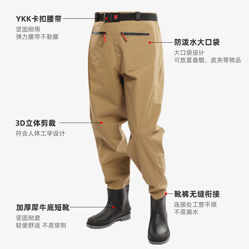 Spodnie do brodzenia Luya, kom – Fishing Rain Suit recenzja i cena