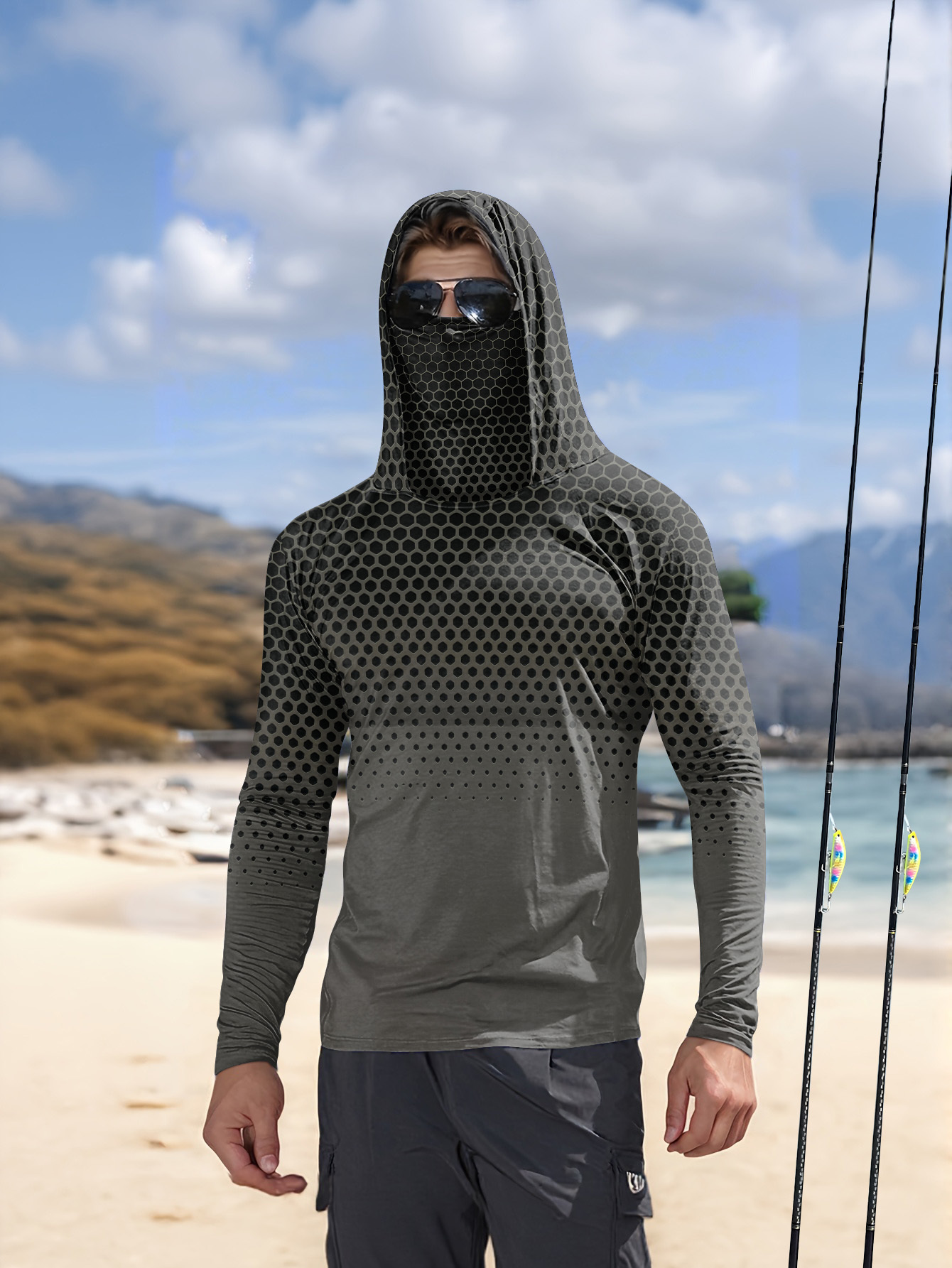 Męska koszulka wędkarska z kap – Fishing Shirt Uv Protection recenzja i cena