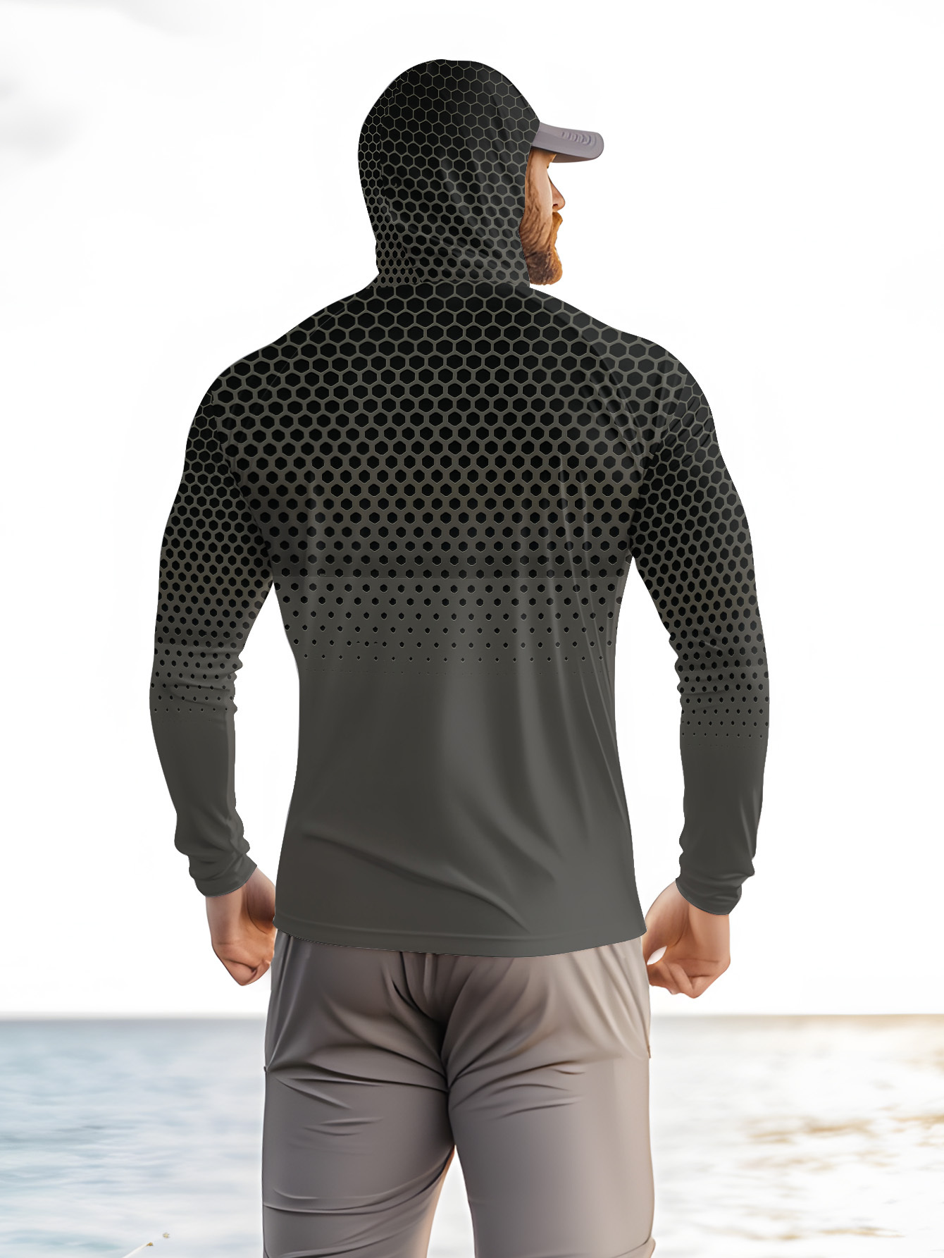 Męska koszulka wędkarska z kap – Fishing Shirt Uv Protection recenzja i cena
