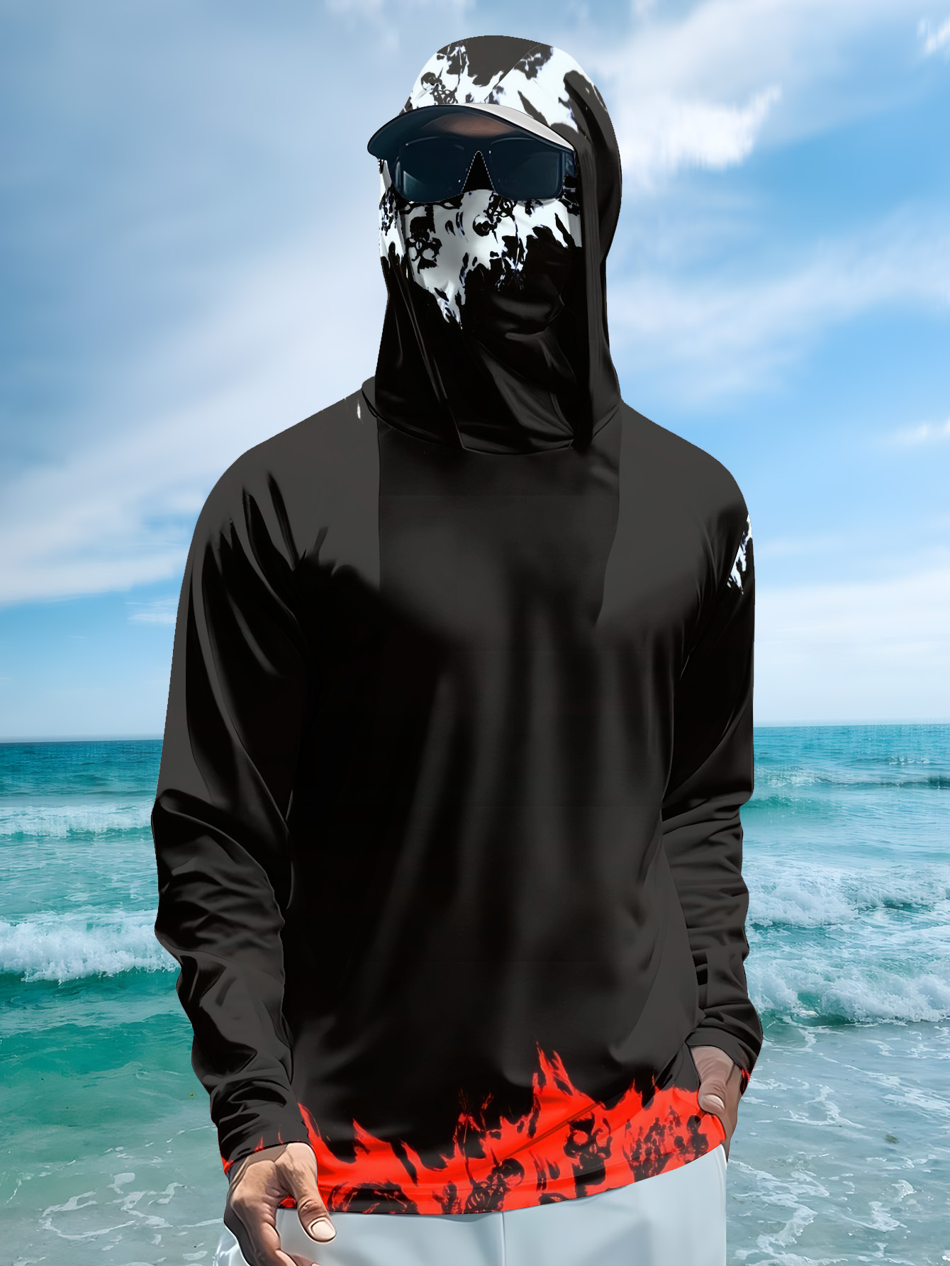 Męska koszulka wędkarska z kap – Fishing Shirt Uv Protection recenzja i cena