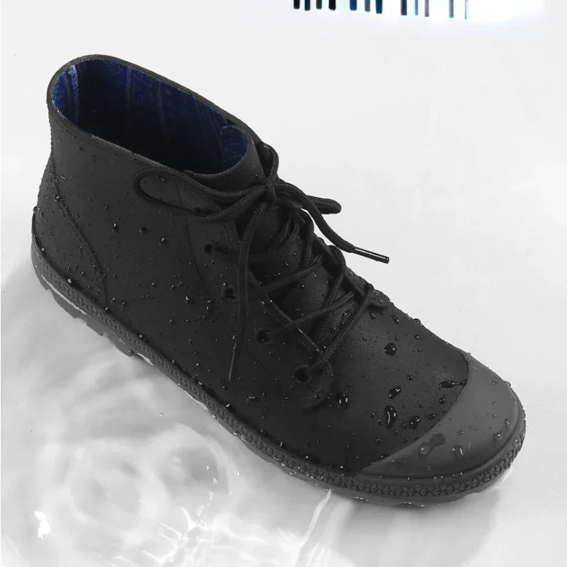 Zimowe męskie kalosze sznurowa – Fishing Boots recenzja i cena